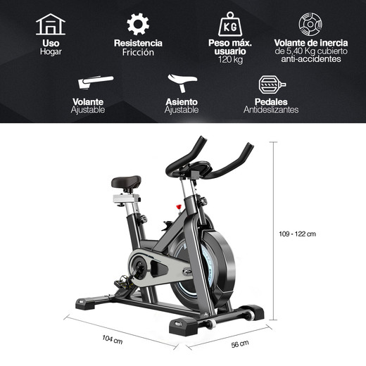 Bicicleta Spinning Home Tecnología Pro Fitness