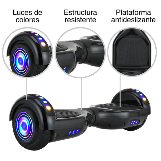Hoverboard PRO Bluetooth Luces 6,5