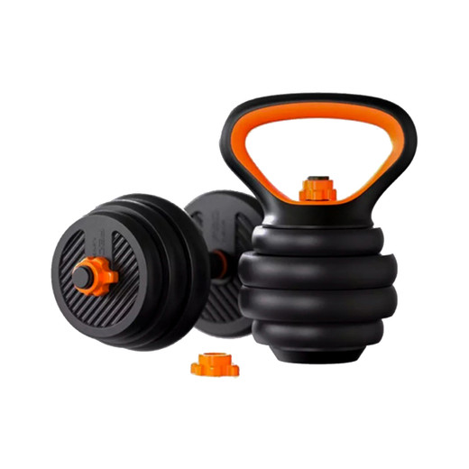 Set de Pesas Ajustable 20 Kg Kettlebells Negro