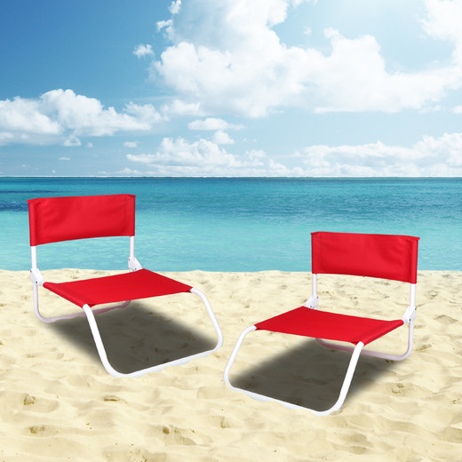 Silla de Descanso Plegable Rojo