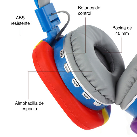 Audífonos Headphones 806E Azul