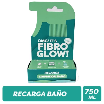 Fibro Glow Limpiador de Baño Recarga Aroma Berries 16 g