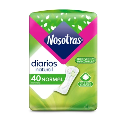 Nosotras Protector Diario Corto 40 Unidades