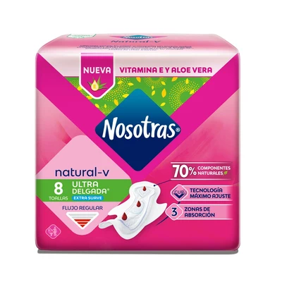 Nosotras Toalla Sensitiv Dia 8 Unidades