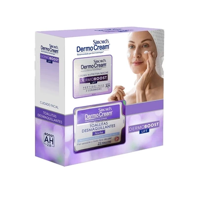 Dermoboost Pack Crema Facial Hydra + Toallitas Desmaquillantes