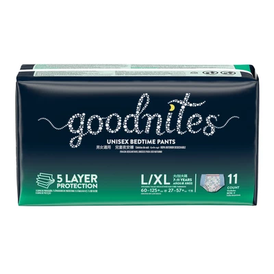 Goodnites Bedtime Pants Talla L-XL 11 Unidades