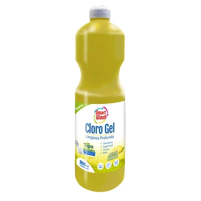 Smart Wash Cloro Gel Limón 900 ml