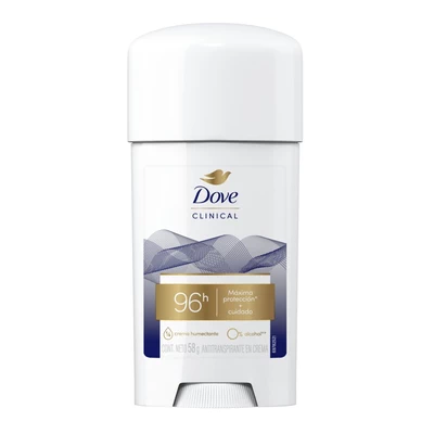 Dove Clinical Desodorante Barra Soft Original 58 g