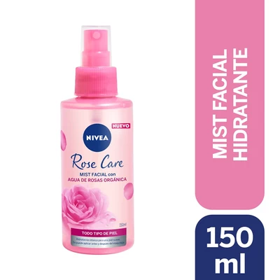 Nivea Rose Care Mist Facial Hidratante 150 ml