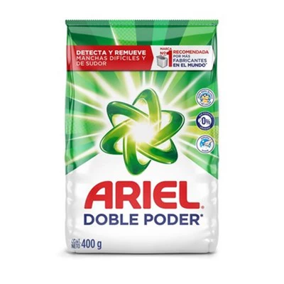 Ariel Detergente en Polvo Regular 400 Gramos