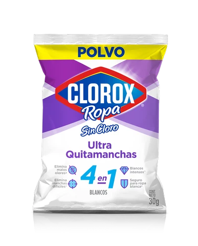 Clorox Ropa Quitamanchas Polvo Blanco 30 gr