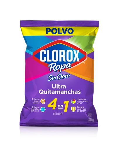 Clorox Ropa Quitamanchas Polvo Color 30 gr