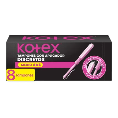 Kotex Tampón Medio 8 Unidades