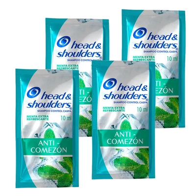 Shampoo Head & Shoulders Anti Comezón 24 Sachet 10 ml cada uno