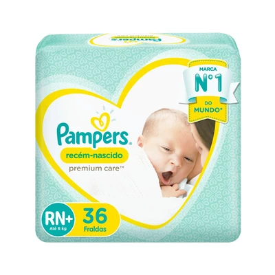 Pampers  Pañal Recién Nacido 36 Unidades