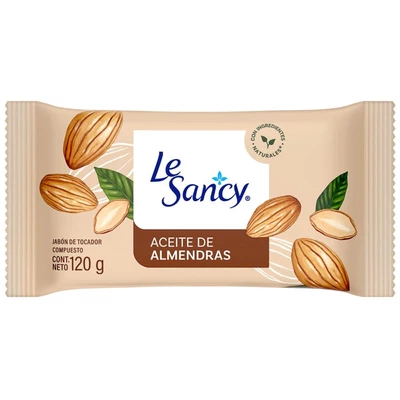 Le Sancy Jabón Barra Aceite Almendras 120 gr