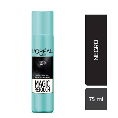 Loreal Magic Retouch Retocador de Raíces Negro 75 ml