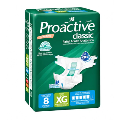 Proactive Pañal Adulto Talla XG 8 Unidades