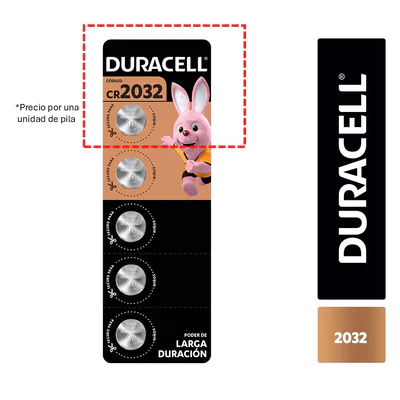 Duracell Pila Especializada de Litio 2032 1 Unidad