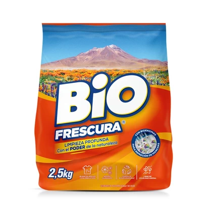 Bio Frescura Detergente en Polvo Desierto Florido 2.5 Kilos