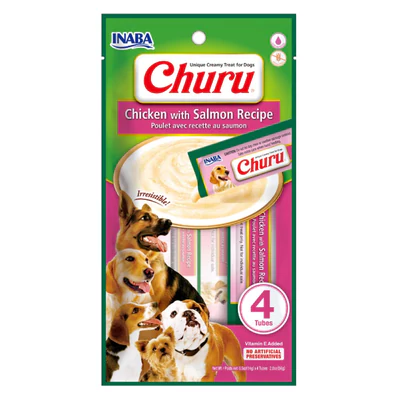 Churu para Perros Sabor Pollo y Salmón 4 Unidades
