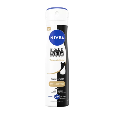 Nivea Desodorante Spray Black & White Seda 150 ml