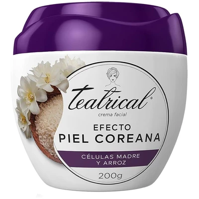 Teatrical Crema Facial Efecto Piel Coreana 200 gr