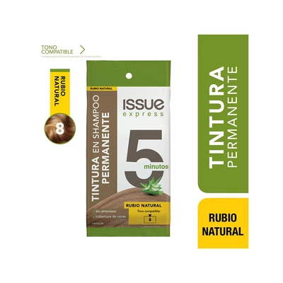 Issue Tintura Shampoo Rubio Claro 5 Min