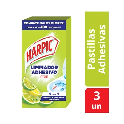 Harpic Adhesivo Gel 3 unidades