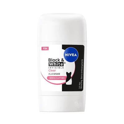 Nivea Black & White Clear Antitranspirante Barra 50 g