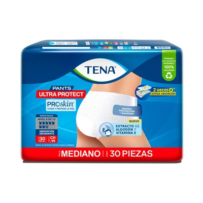 Tena Pants Adulto Ultra Protect Talla M 30 Unidades