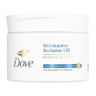 Dove Crema tratamiento 10 en 1 Hidratación Hialuron Vit 300g