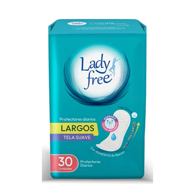 Lady Free Protector Diario Largo 30 unidades