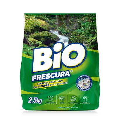 Bio Frescura Detergente en Polvo Bosque Nativo 2.5 Kilos