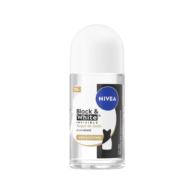 Nivea Black & White Toque Seda Roll On 50 ml