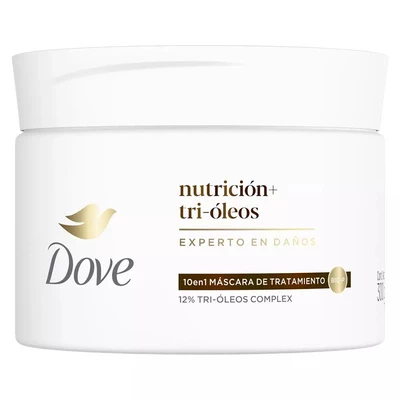 Dove Crema de Tratamiento 10 en 1 Nutrición + Tri-Oleos 300 gr