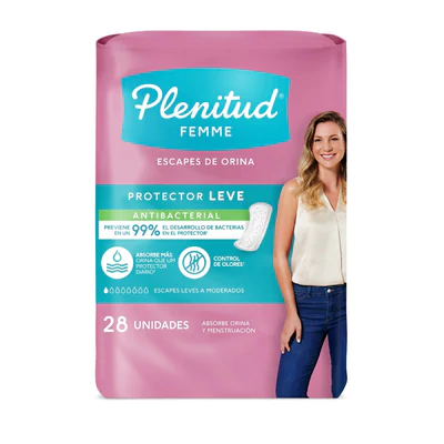 Plenitud Protector Largo Femme 28 Unidades