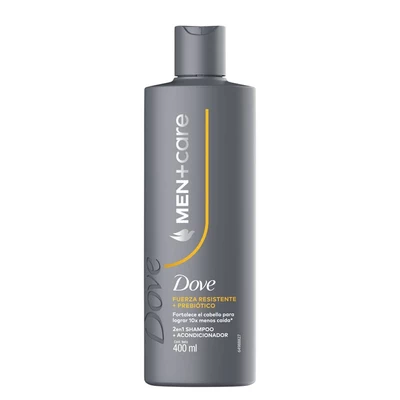 Dove Men Shampoo 2 en 1 Fuerza Resistente 400 ml