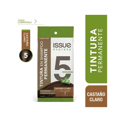 Issue Tintura Shampoo Castaño Claro 5 Min