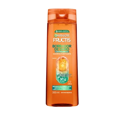 Fructis Shampoo Borrador de Daño 350 ml