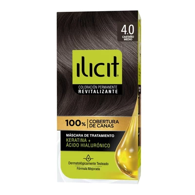 Ilicit Tintura Permanente 4/0 Castaño Medio