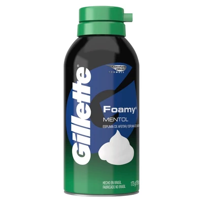 Gillette Foamy Espuma Afeitar Mentol 175 gr