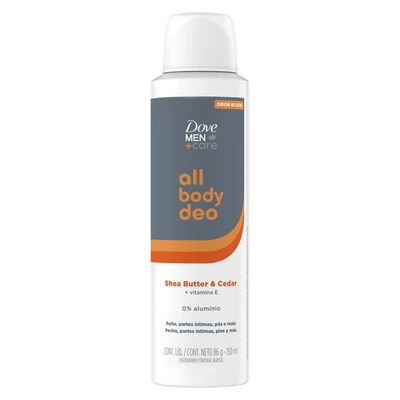 Dove Men All Body Desodorante Spray Shea Cedar 150 ml