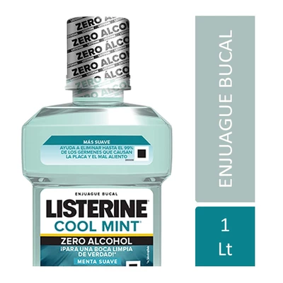 Listerine Enjuague Bucal Zero 1 Litro