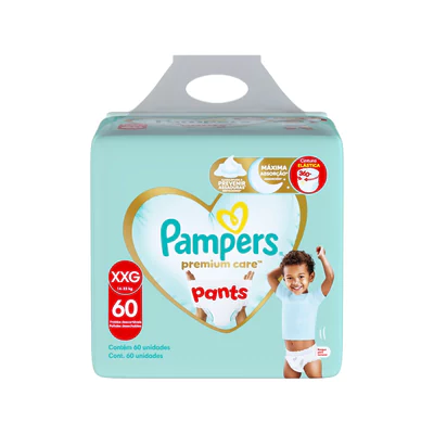 Pampers Pants Premium Care Talla XXG 60 Unidades