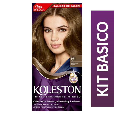 Koleston Tintura Permanente Tono 61 Rubio Oscuro Ceniza