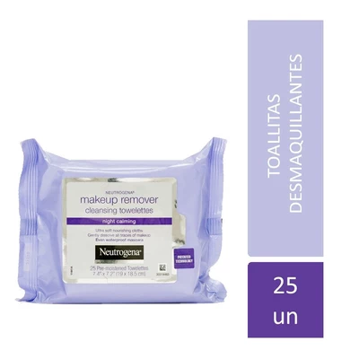Neutrogena Toallitas Desmaquillantes Night Calming 25 unidades