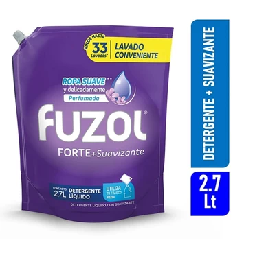 Fuzol Detergente Líquido + Suavizante 2.7 Litros