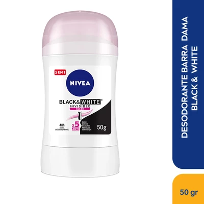 Nivea Black & White Clear Antitranspirante Barra 50 g