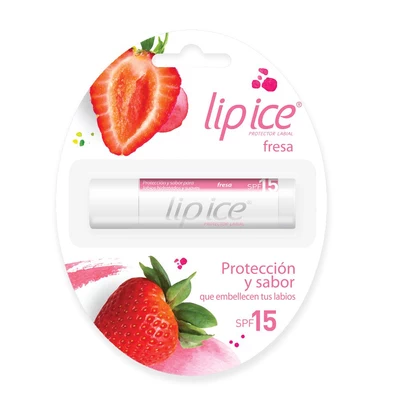 Lip Ice Protector Labial Fresa SPF 15